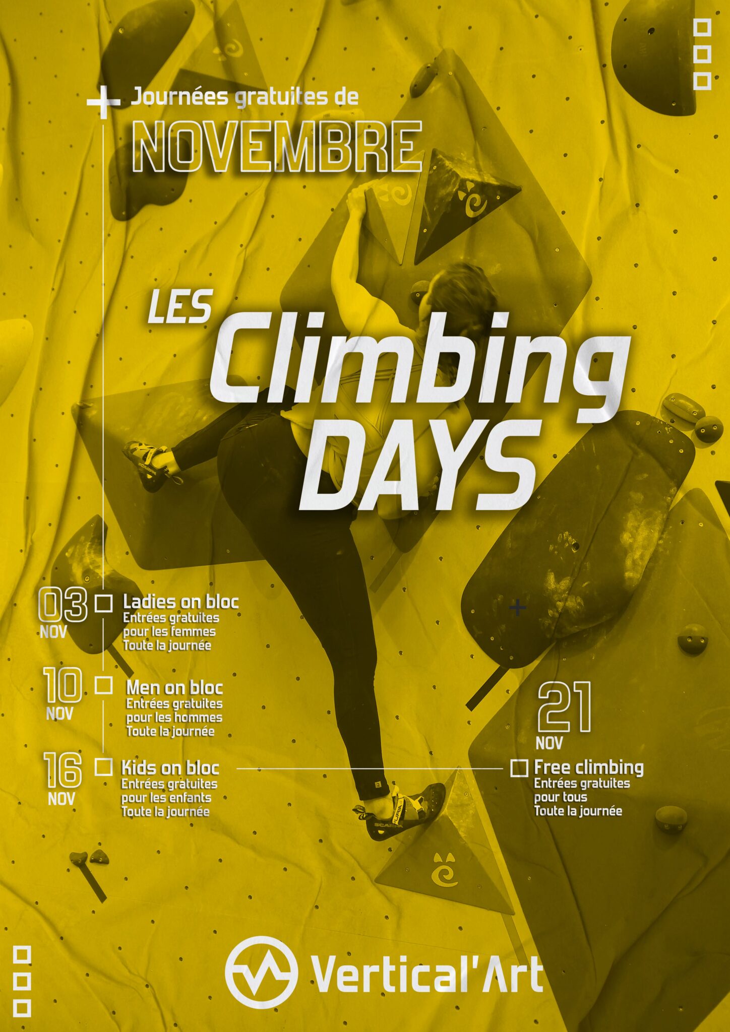 Climbing days à Vertical'Art Nantes Novembre 2022