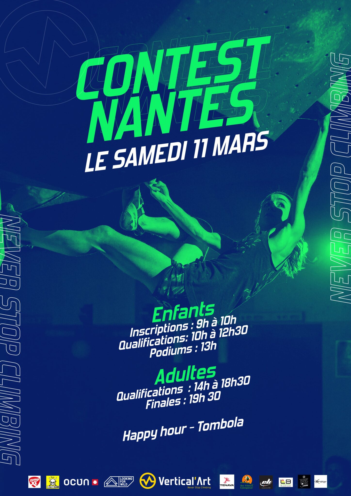Contest Vertical'Art Nantes samedi 11 mars 2023
