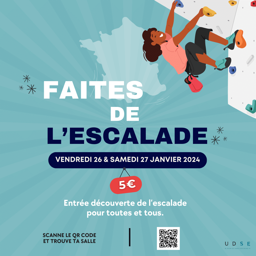 Faites de l'escalade à Vertical'Art Nantes les 26 et 27 janvier