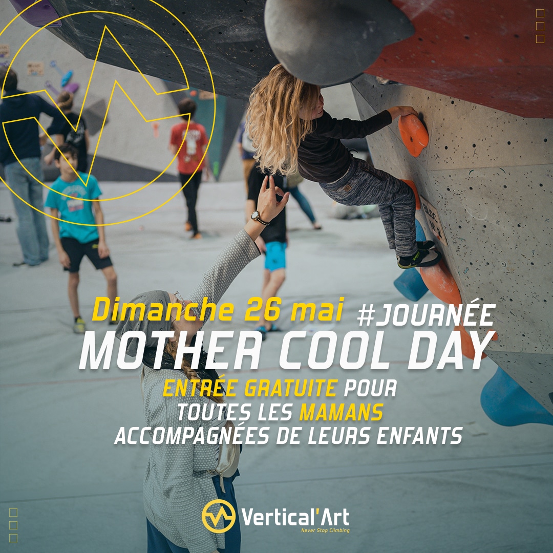 Fête des mères à Vertical'Art Nantes, escalade gratuite pour les mamans dimanche 26 mai