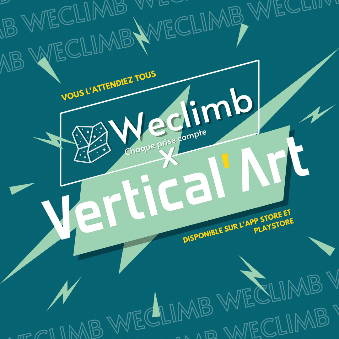 Weclimb X Vertical'Art Nantes : L'application XXL pour la grimpe dans votre salle d'escalade